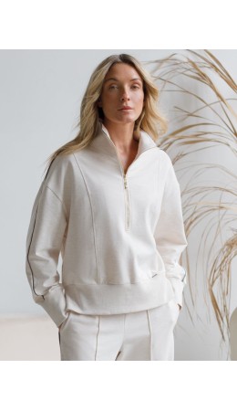 Джемпер женский бежевый меланж