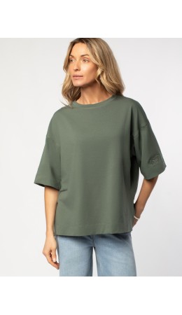 Футболка женская хаки