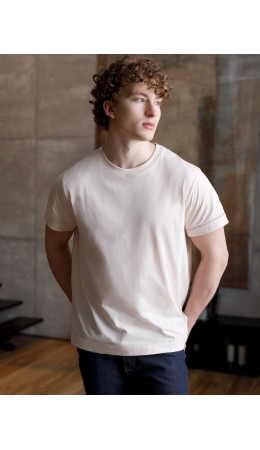 Футболка мужская овсяный