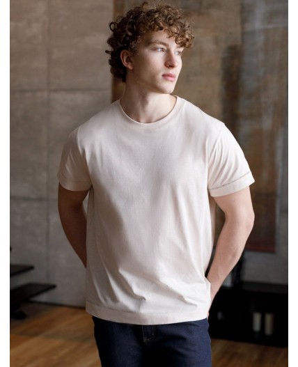 Футболка мужская овсяный