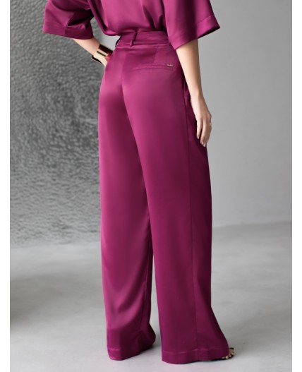 Брюки женские бургунди