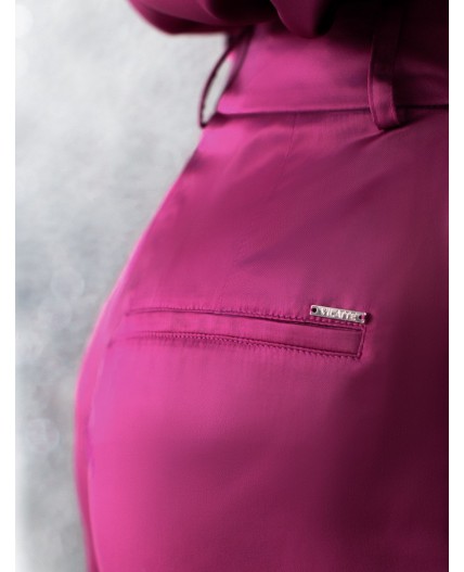 Брюки женские бургунди