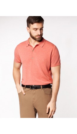 Джемпер мужской терракотовый_меланж