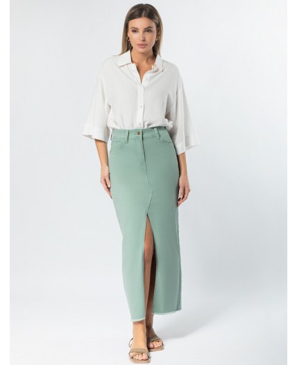 Юбка женская оливка