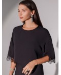 Блузка женская черный