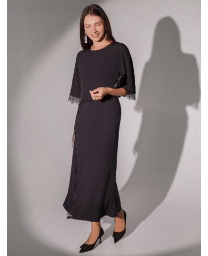 Блузка женская черный