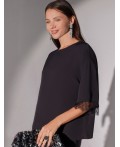Блузка женская черный