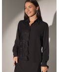 Блузка женская черный