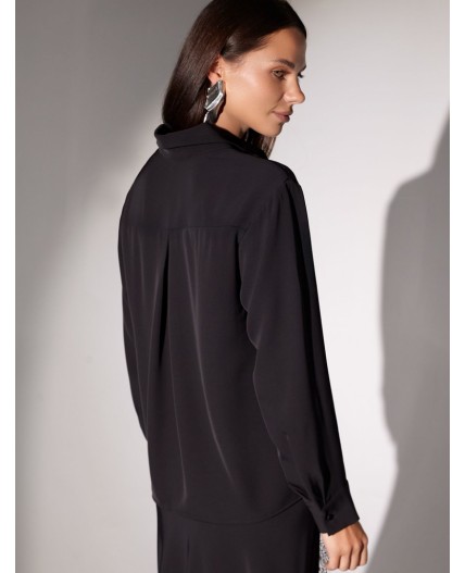 Блузка женская черный