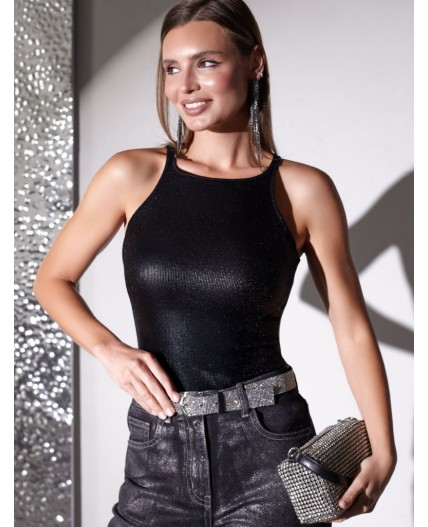 Топ женский черный