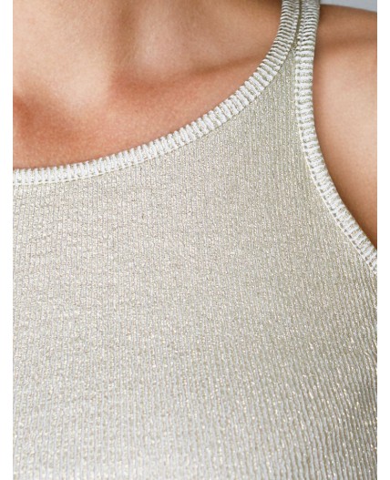 Топ женский матовое светлое золото