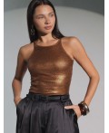 Топ женский кофейный