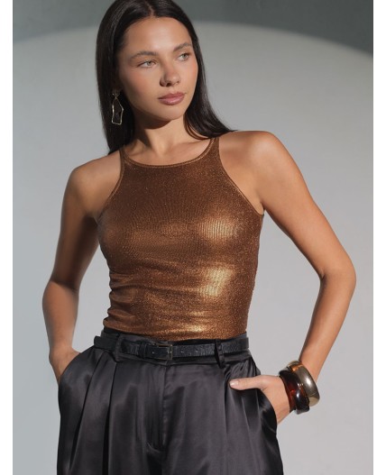 Топ женский кофейный