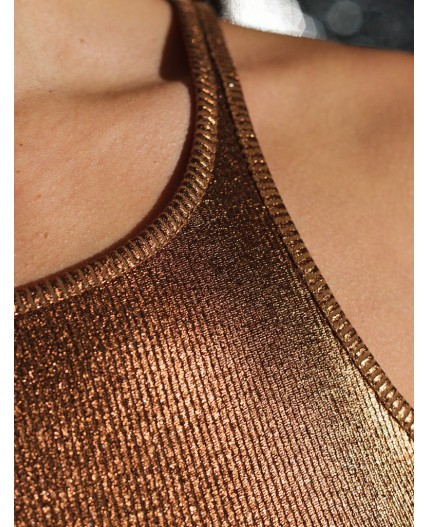 Топ женский кофейный