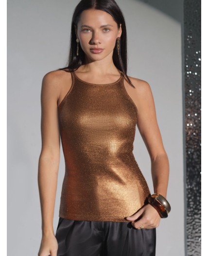 Топ женский кофейный