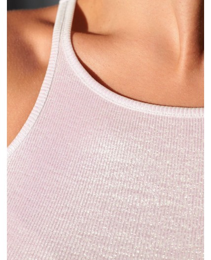 Топ женский перламутровый