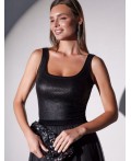 Топ женский черный