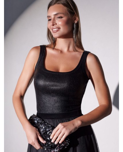 Топ женский черный