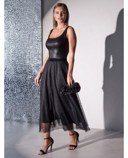 Топ женский черный