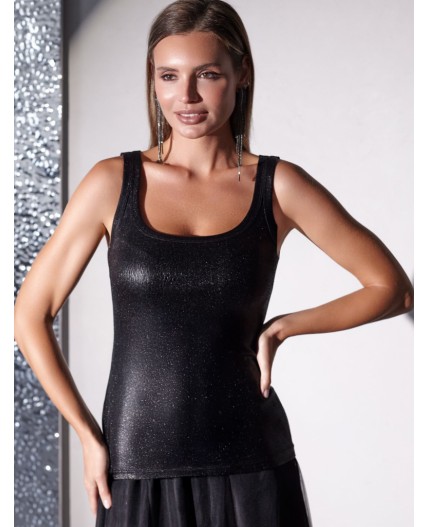 Топ женский черный