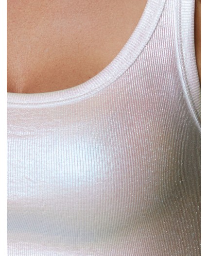 Топ женский перламутровый