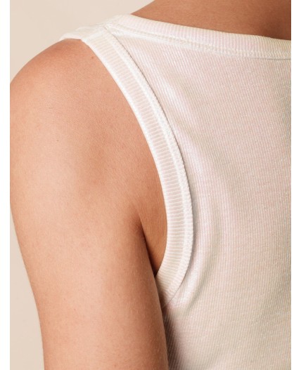 Топ женский перламутровый