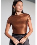 Футболка женская кофейный