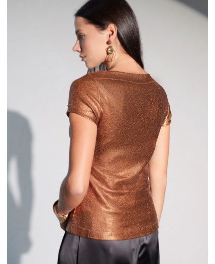 Футболка женская кофейный