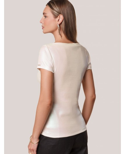 Футболка женская перламутровый