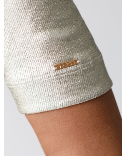 Футболка женская матовое светлое золото