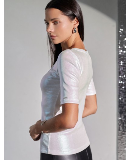 Футболка женская перламутровый