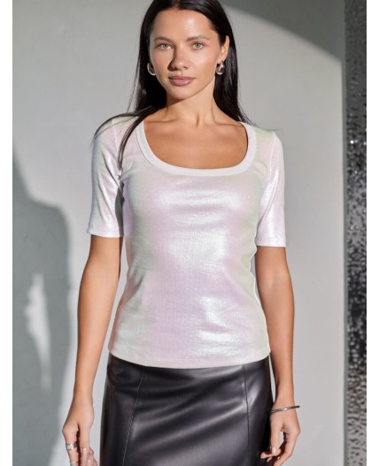 Футболка женская перламутровый