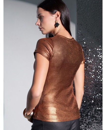 Футболка женская кофейный