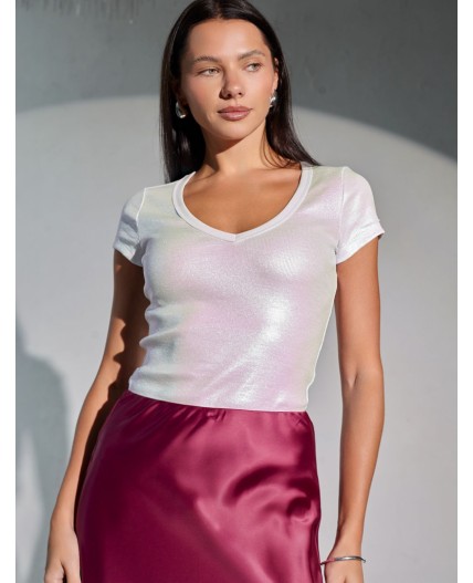 Футболка женская перламутровый