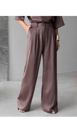 Брюки женские кофейный