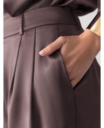 Брюки женские кофейный