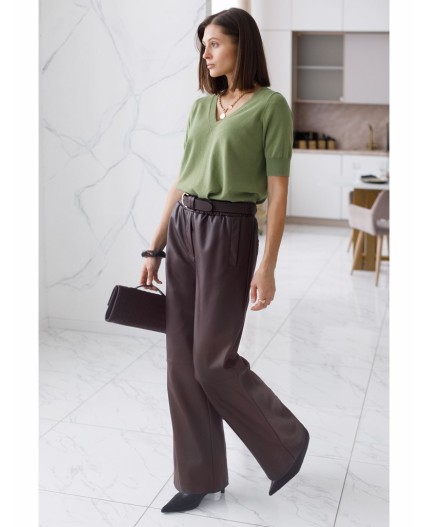 Брюки женские коричневый