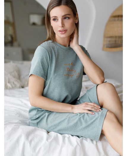 Платье женское оливковый меланж_make today amazing