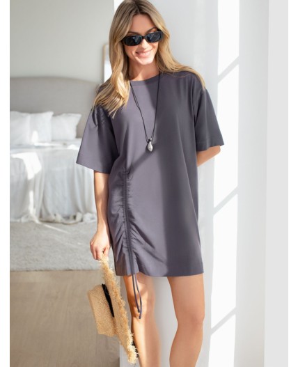 Платье женское темно-серый