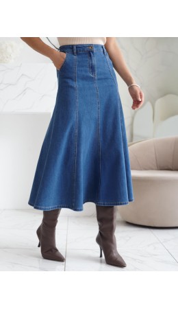 Юбка женская синий