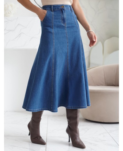 Юбка женская синий