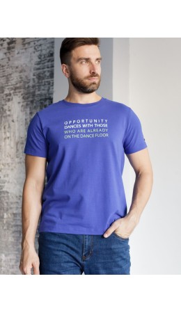 Футболка мужская ярко-синий_oppotunity