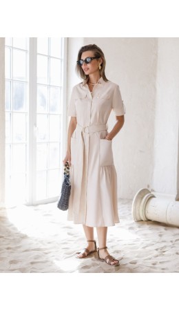 Платье женское светло-бежевый