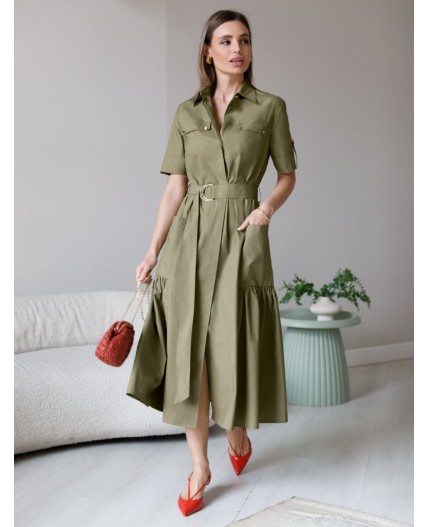 Платье женское светло-оливковый