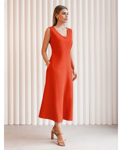 Платье женское терракотовый