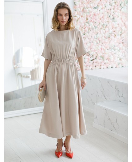 Платье женское светло-бежевый