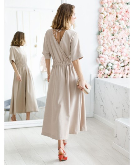 Платье женское светло-бежевый