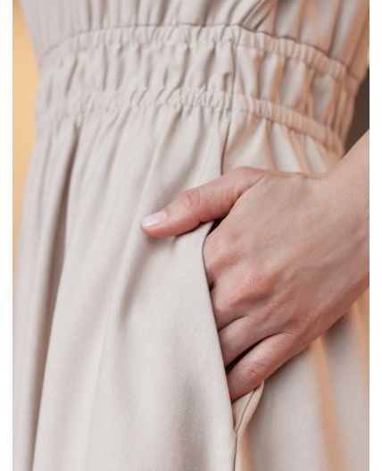 Платье женское светло-бежевый