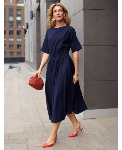 Платье женское темно-синий