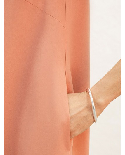 Платье женское дымчато-коралловый